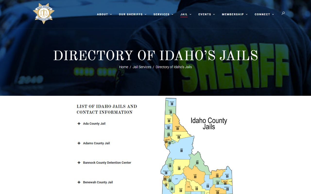 Gooding County Jail inmate population capacity and average daily population